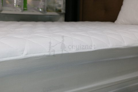 Adım Kapitone Fitted Alez,yatak koruyucu tek kişilik 120x200 cm