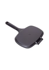 Sürel Oval Izgara El Tost Mat Siyah 25x18 cm
