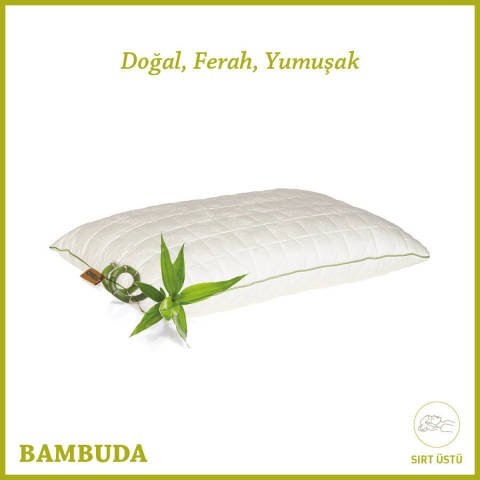 Bambuda Bambu Dolgulu Yastık 50x70
