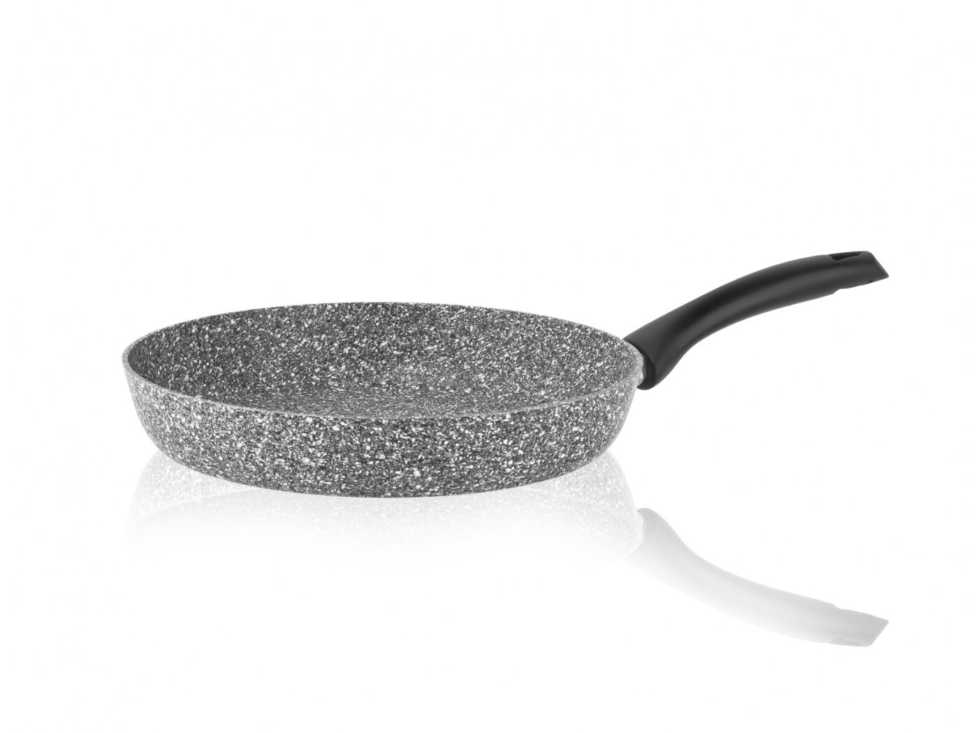 Taç Granit Plus Tava Ahşap Sap Gri - 30 cm