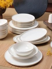 Maxx Doria Celestia Gold 6 Kişilik 29 Parça Yemek Takımı Altın Yaldızlı