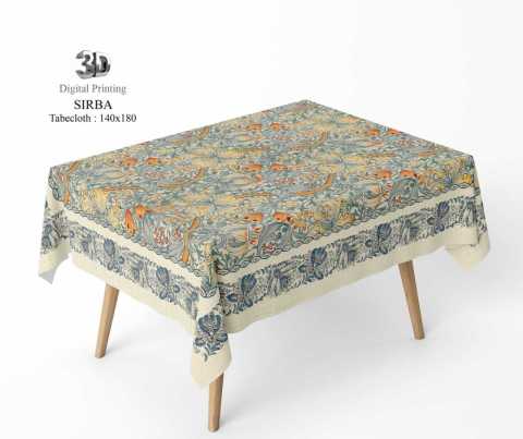 Club Cotton Sirba 3D baskılı 140x180cm Masa örtü