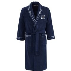 Soft Cotton Marine Erkek Bornoz Lacivert