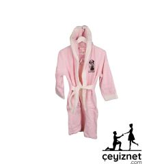 Özdilek Minnie Happy Lisanslı Çocuk Bornoz 11-12 yaş