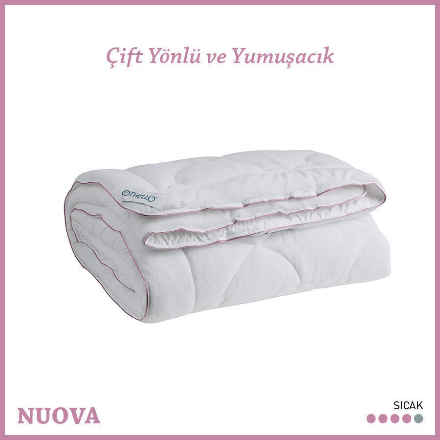 Othello Nuova Tek Kişilik Çift Yönlü Yumuşak Yorgan 155x215 Cm