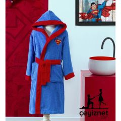 Özdilek Superman Lisanslı Çocuk Bornoz 11-12 yaş