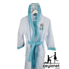 Özdilek Frozen Snowfleak Lisanslı Çocuk Bornoz 9-10 Yaş