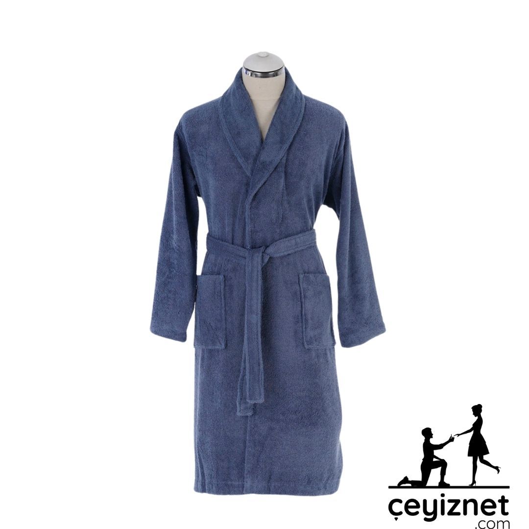 Özdilek Colourıst Şalyaka Bornoz indigo