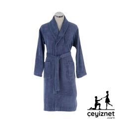 Özdilek Colourıst Şalyaka Bornoz indigo