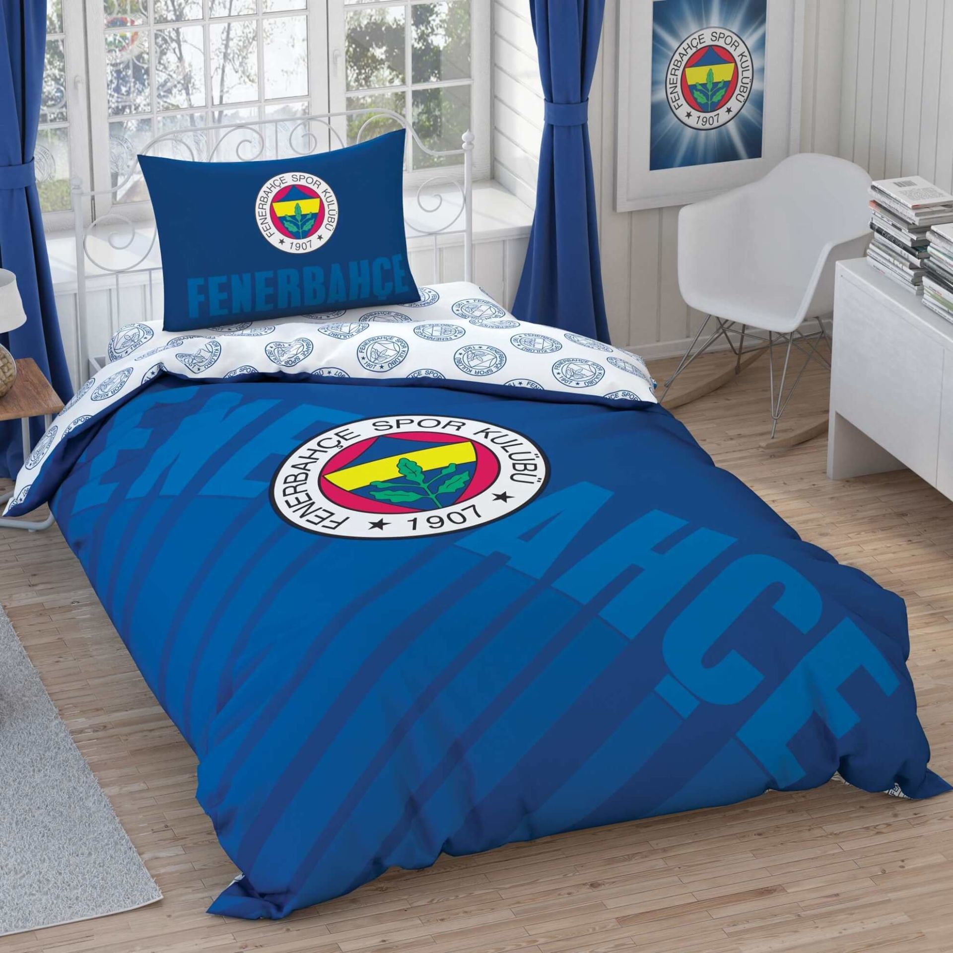 Taç Fenerbahçe Palamut Nevresim Takımı Lisanslı Tek Kişilik