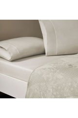 Taç Çift Kişilik Jakar Pike takımı Flava Gri 230x250cm
