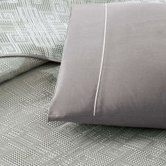 Taç Çift Kişilik Jakar Pike takımı Vignes Antrasit 230x250cm
