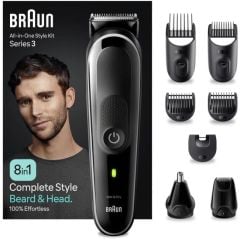 Braun Series 3 MGK3440 Traş makine 8’i 1 Arada Erkek Bakım Kiti