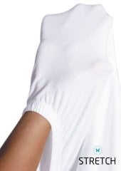 Stretch Classic Çarşaf Çift Kişilik Beyaz - 160x200 cm