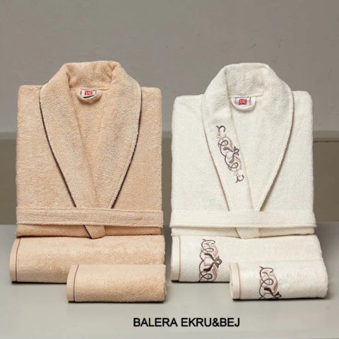 Taç Balera Bambu Aile Seti Ekru-Bej