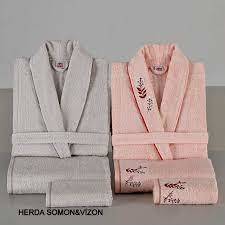 Taç Herda Bambu Aile Seti Somon-Vizon