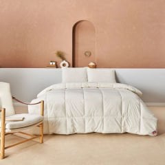 Taç Wool Sense Çift Kişilik Yorgan Beyaz | Yünlü, Doğal ve Sıcak