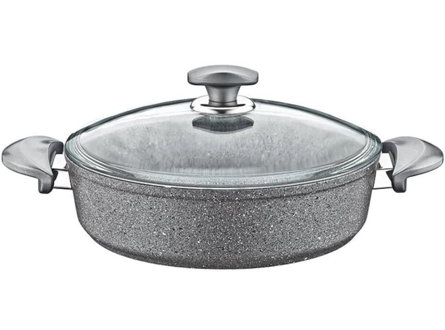 Oms Granit Karnıyarık Tencere 30x8,5 cm - Gri
