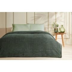 Özdilek Piramit Line Çift Kişilik Battaniye – Haki