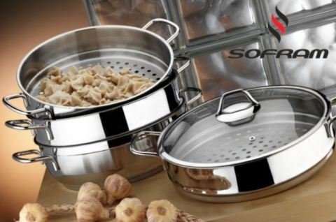 Sofram Soft Mantı Tencere Seti 5 Parça