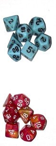 FRP ZAR SETİ [Coloured Dice Set]