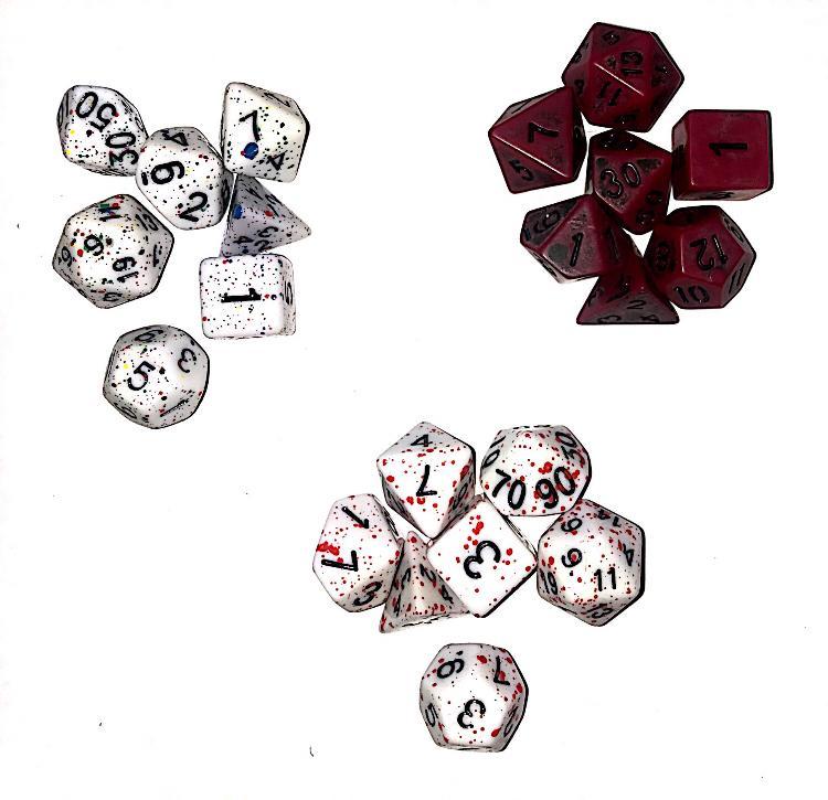 FRP ZAR SETİ [Coloured Dice Set]