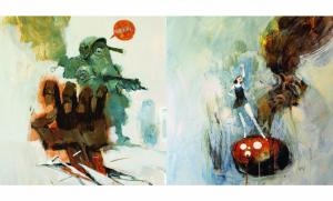 Zawa Zawa: Treasured Art Works of Ashley Wood (Japanese Edition)