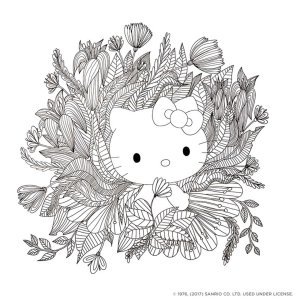 Hello Kitty & Friends Coloring Book