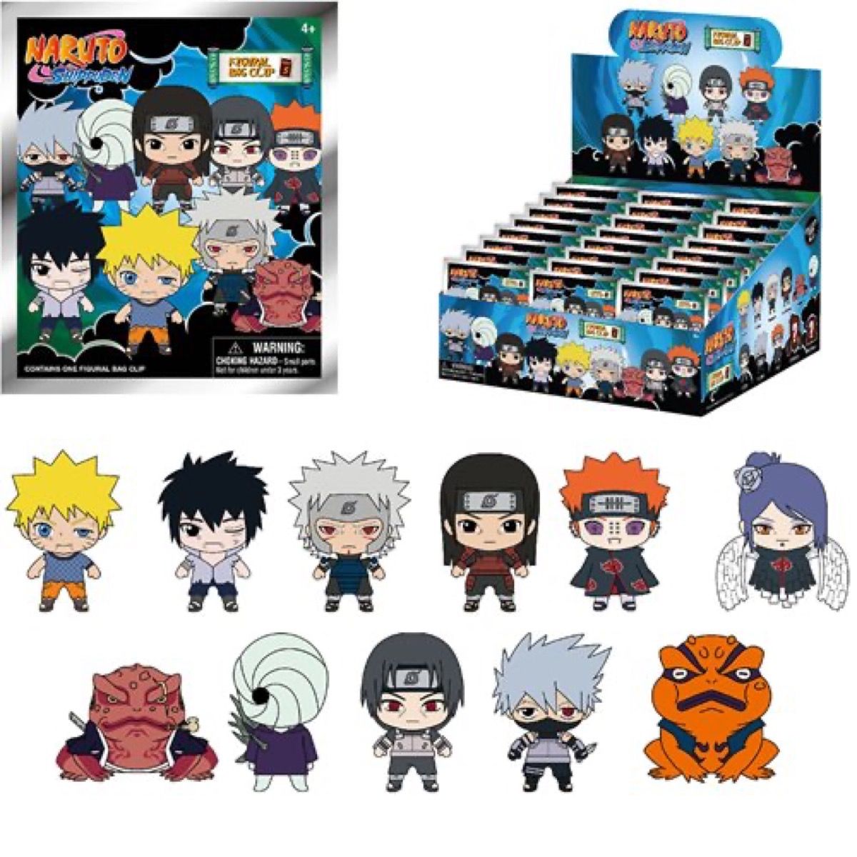 Naruto Series 5 - 3D Figural Bag Clip [Blind Packaging]