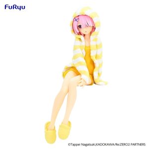 RE ZERO NOODLE STOPPER FIGURE RAM ROOM WEAR YELLOW COLOR VER