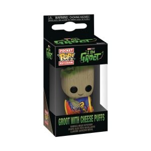 FUNKO POP! KEYCHAIN: Groot with Cheese Puffs