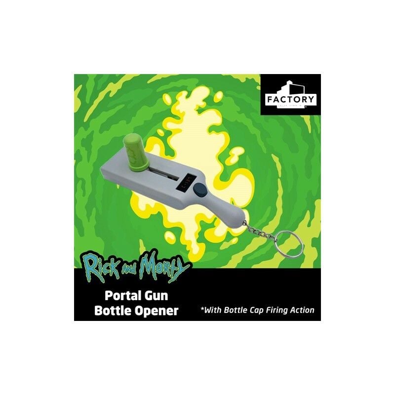 RICK AND MORTY PORTAL GUN BOTTLE OPENER (C: 1-1-2)