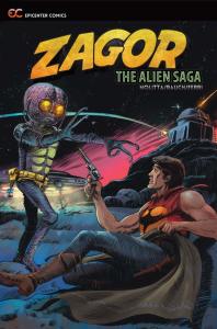 Zagor: The Alien Saga book (Ferri cover)