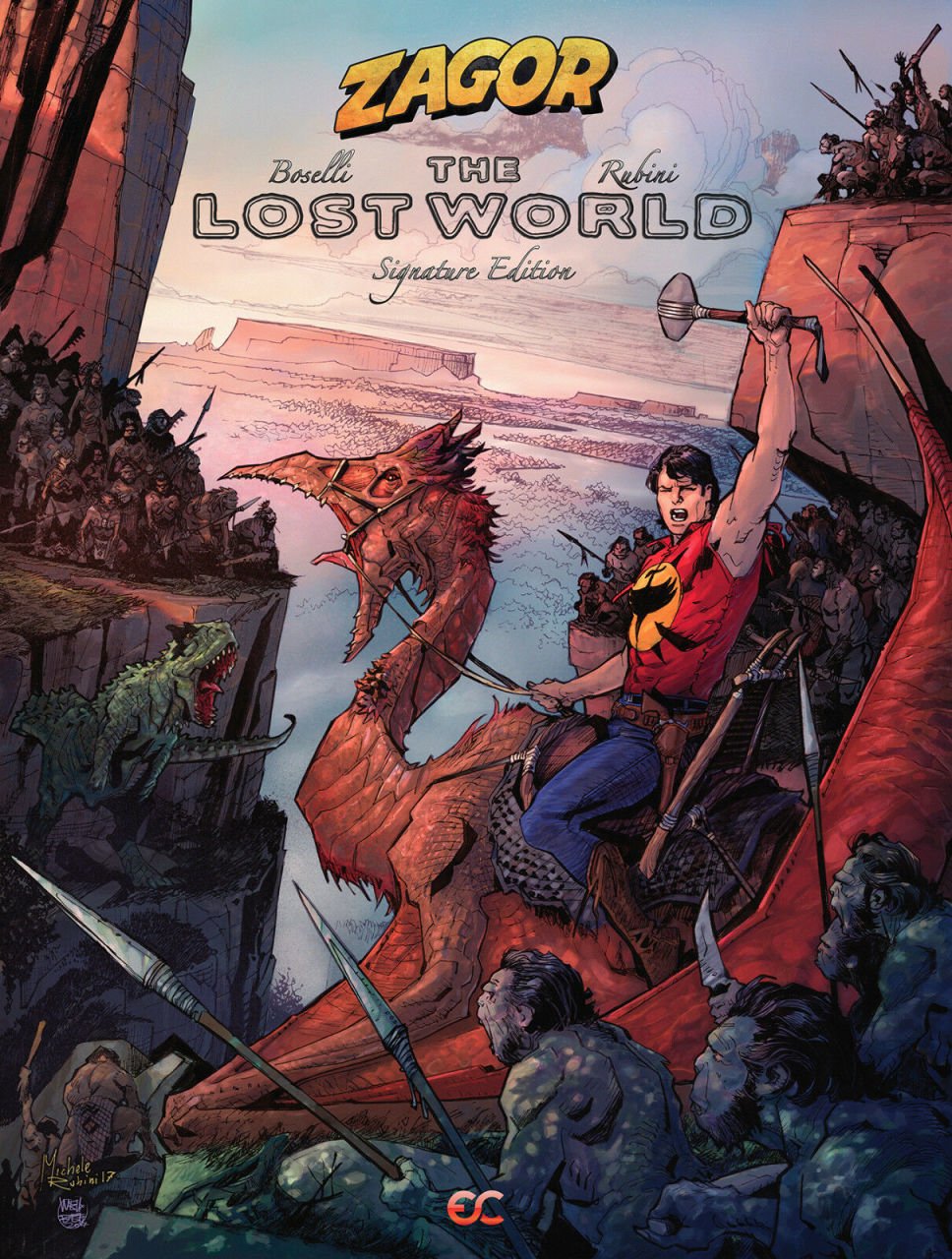 Zagor: The Lost World book (Rubini cover)