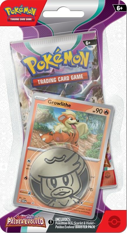 Pokemon Scarlet and Violet 2 Paldea Evolved Checklane Blister