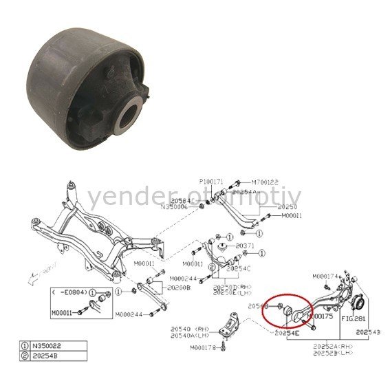 Subaru Outback Arka Kol Burcu