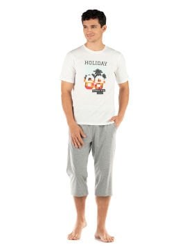 Feyza 4866 Kısa Kollu Erkek Pijama Takım