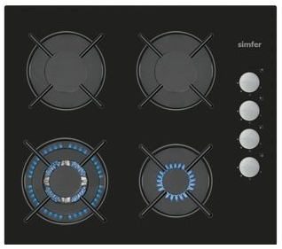 Simfer Siyah Cam Turbo Fırsat Ankastre Set 1 ( 7350 + 3508 + 8708)