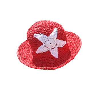 Asya Deniz Yıldızı Kağıt İp Çocuk Şapka