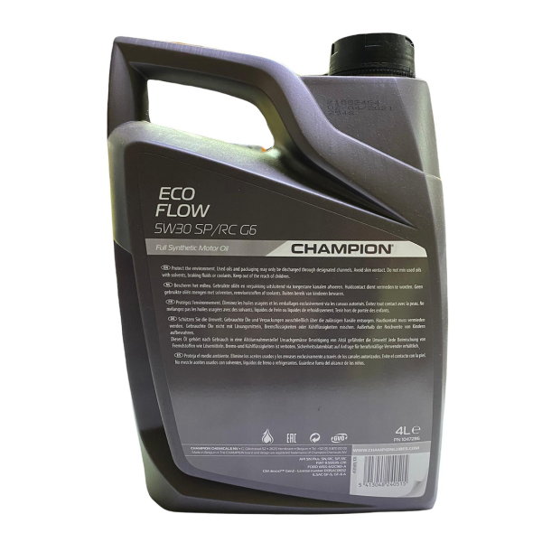 Champion 5w30 Motor Yağı 4 Litre Dexos 1 Gen 2