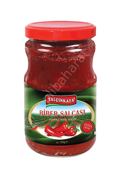 Yalçınkaya Biber Salçası Tatlı Net 700 Gram