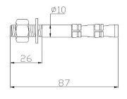 CLIMBING TECHNOLOGY  BOLT VIDASI 10MM