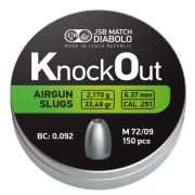 JSB DIABOLO KNOCKOUT 6.37 MM HAVALI SACMA (CAL251)