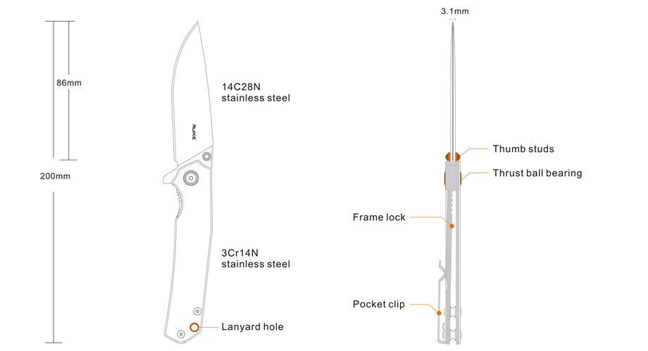 RUIKE P801-SF ÇAKI