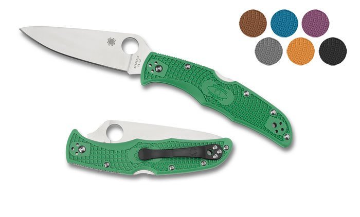 SPYDERCO ENDURA FLAT MAVI GROUND CAKI