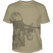 5.11 LOGO-T  WATCHER TAN T-SHIRT