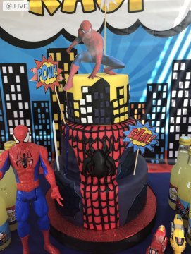 Spiderman Temalı Doğum Günü