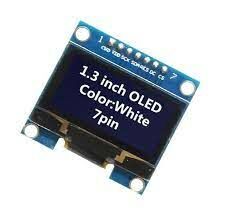 Arduino 1.3'' SPI OLED LCD Modülü + 7 Pin Header