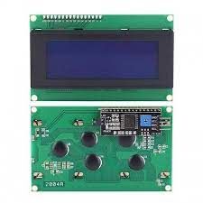 Arduino 2004A 20x4 IIC/I2C Haberleşmeli LCD (Mavi Arka Işıklı)