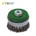 TROY 27708-100 Burma Telli Kuşaklı Çanak Fırça (100mm)